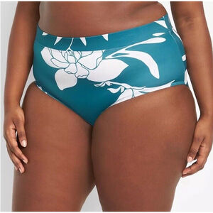 Lane Bryant Cacique Mid Waist Swim Brief 28